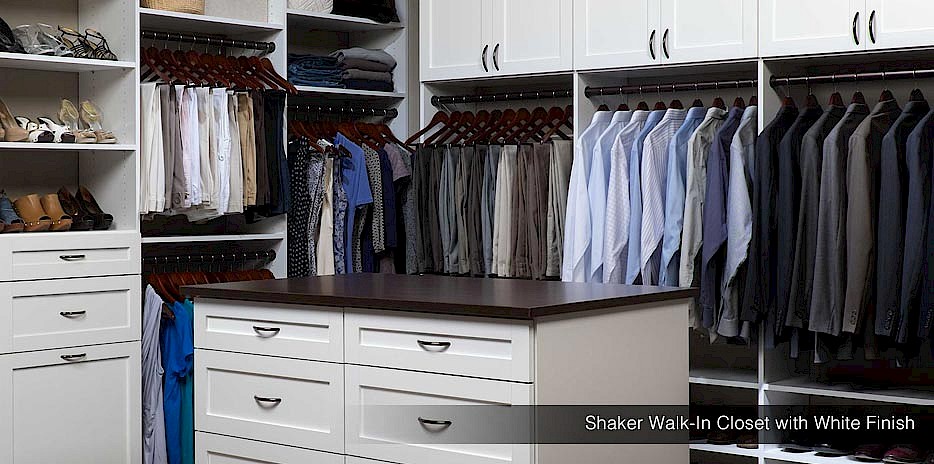 Share a space with your significant other by designing the perfect his and her closet.