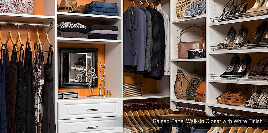 Our white finish looks fabulous in any closet and offers a custom boutique style look.